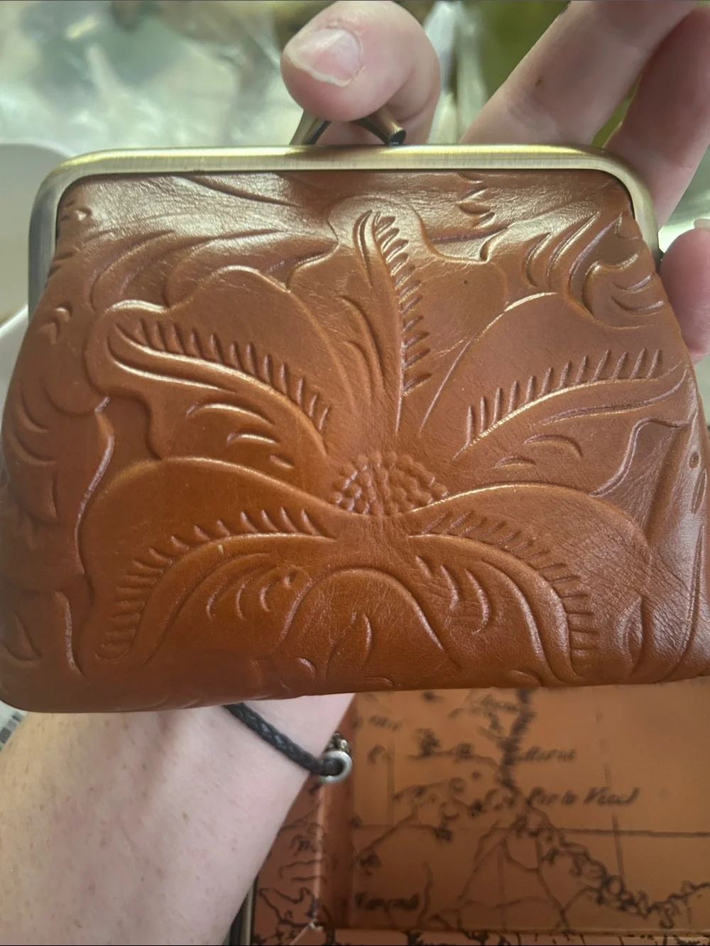 Patricia Nash compact embossed
